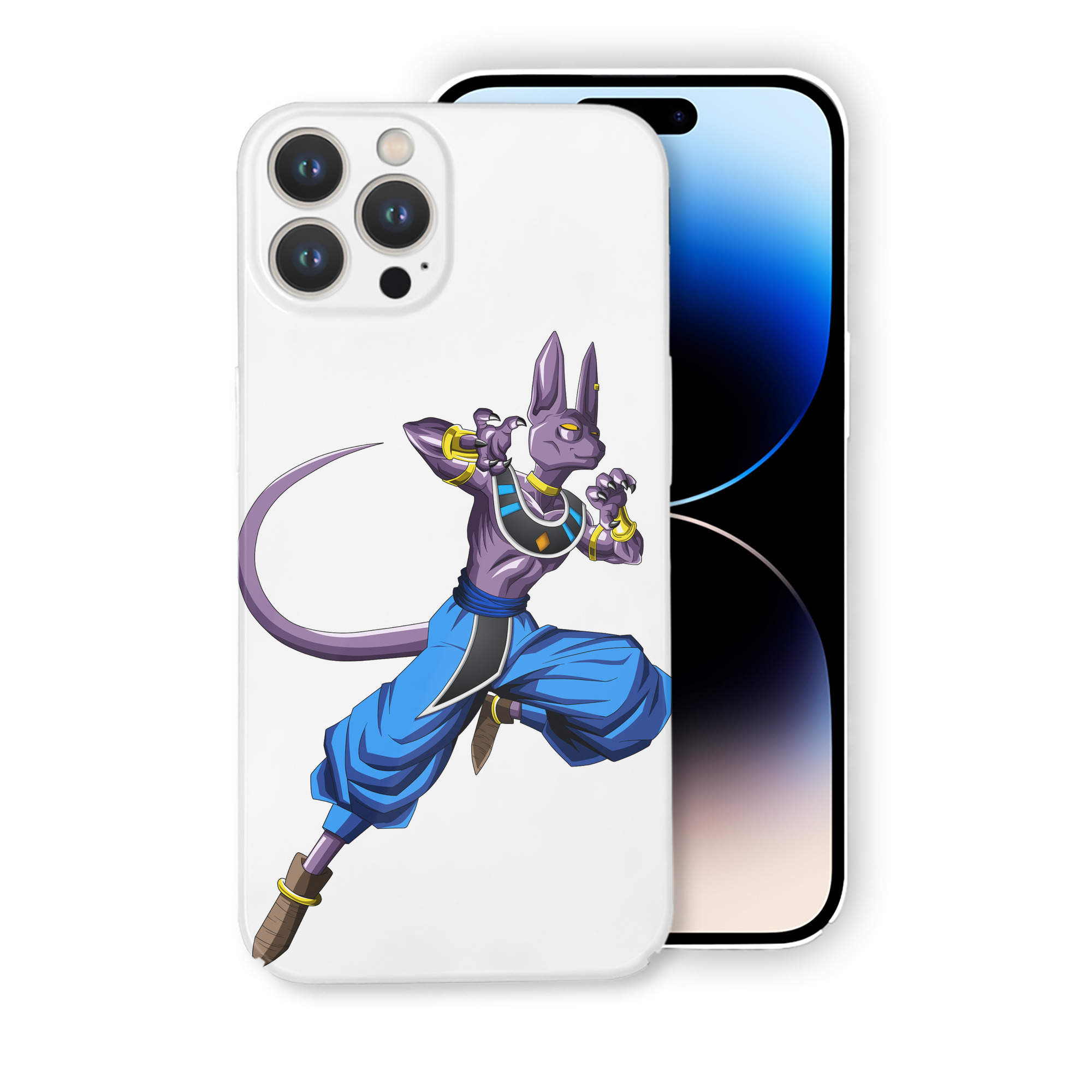 （画像用） ドラゴンボール ビルス 破壊神ビルス DRAGON BALL Beerus Birusu 【iPhone 14シリーズ対応】ハードケース